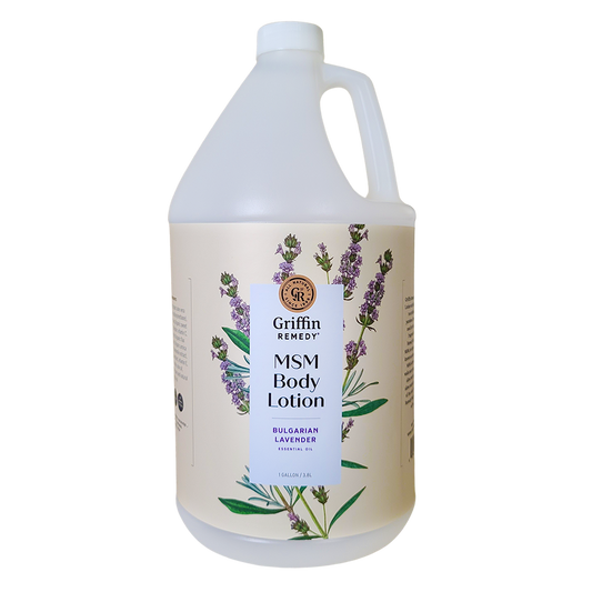 Bulgarian Lavender Body Lotion with MSM (Gallon Refill)