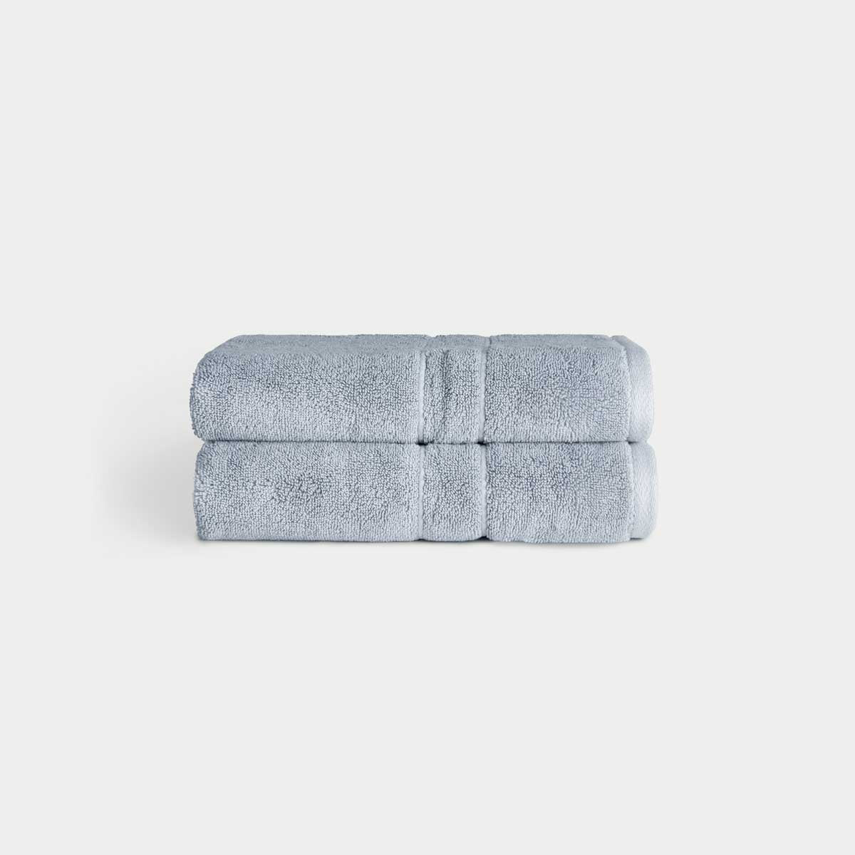 Premium Plush Hand Towels in the color Harbor Mist. Photo of Complete Premium Plush Hand Towel taken with white background |Color:Harbor Mist