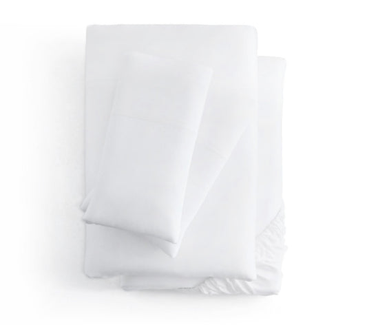 Smooth Bamboo Rayon Sheet Set - White Only