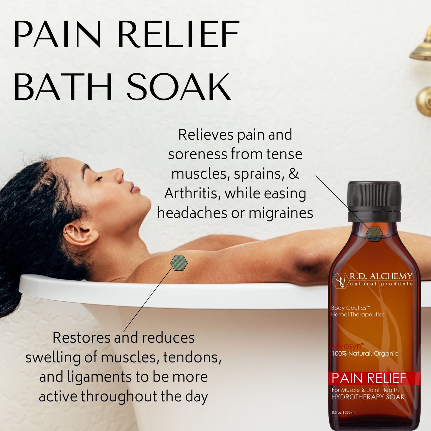 Pain Relief Hydrotherapy Bath Soak