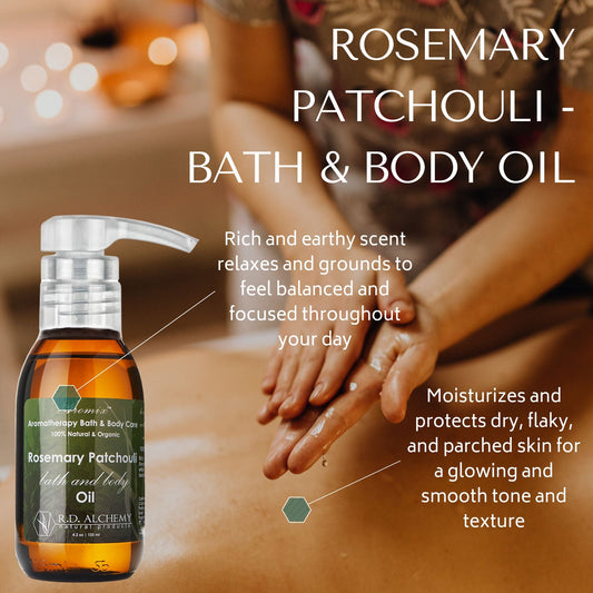 Rosemary Patchouli - Bath & Body Oil