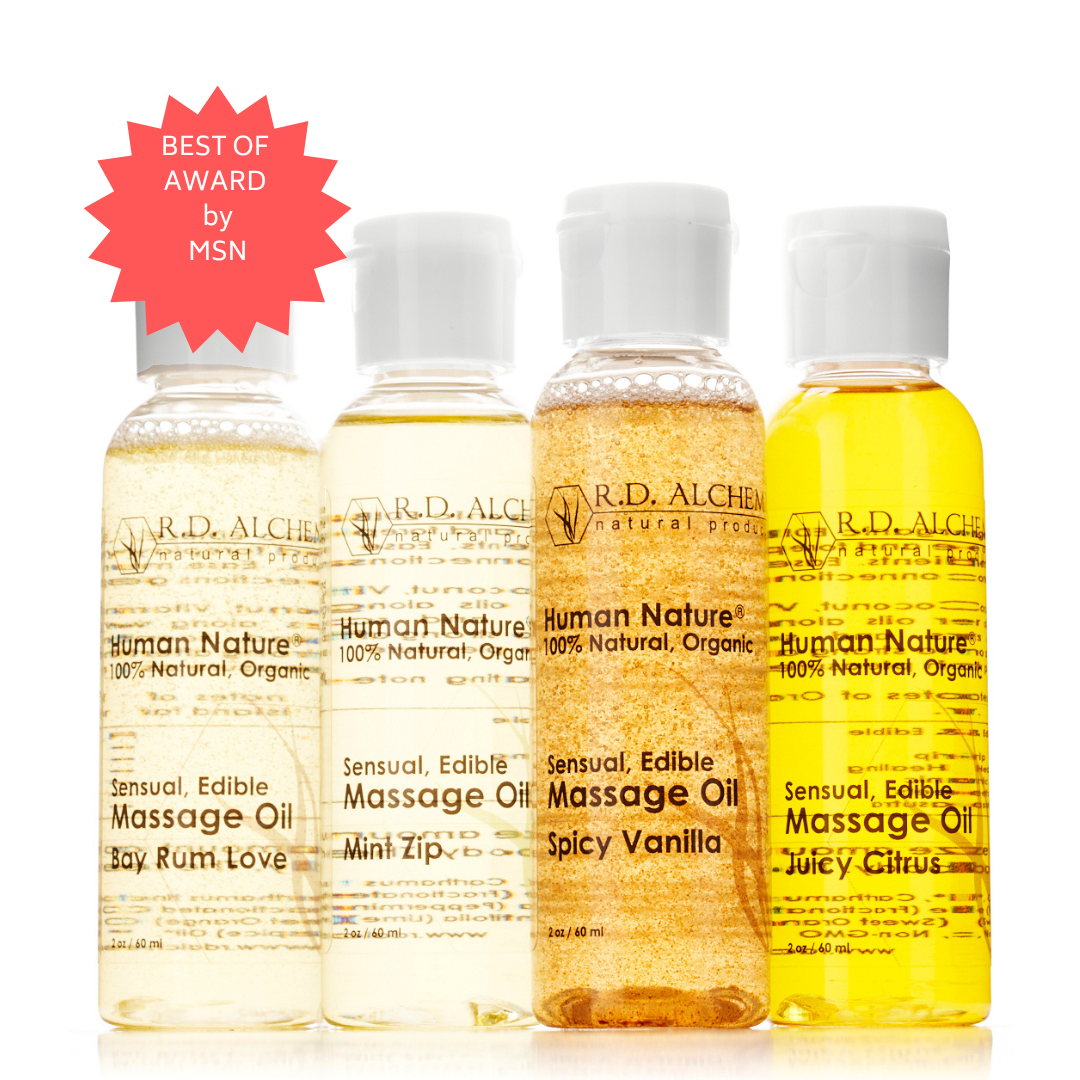 Sensual Edible Massage Oil - Sample Pack