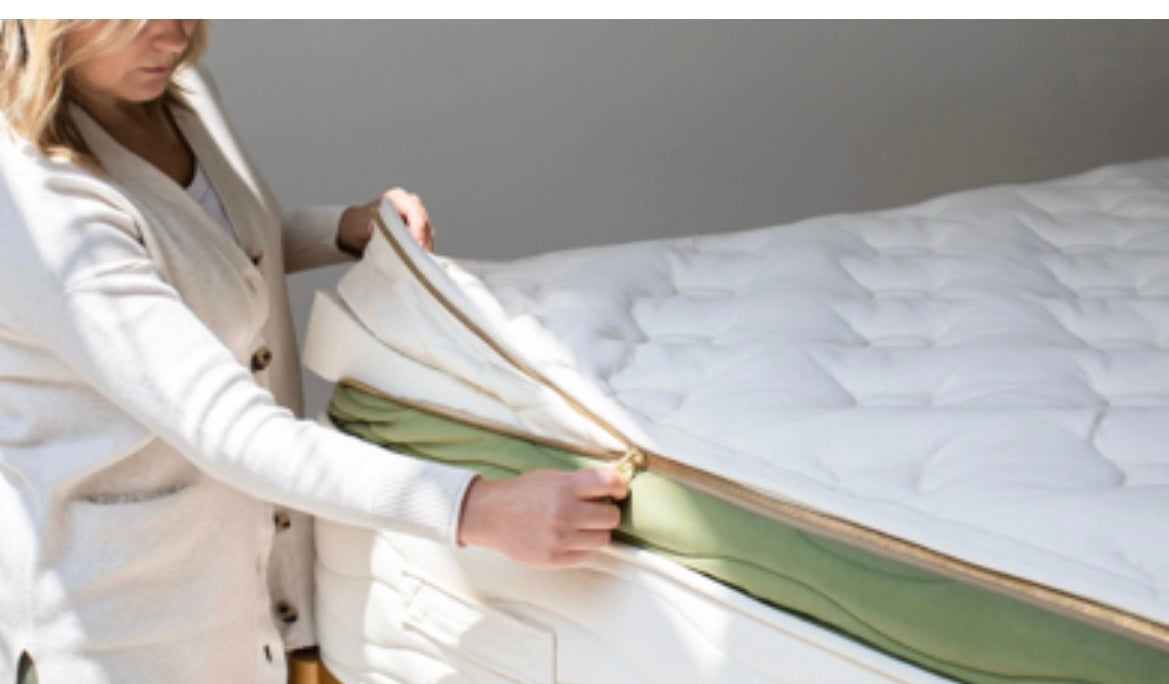 Organic Heirloom Pillowtop Mattress with Zippered Comfort Layer
