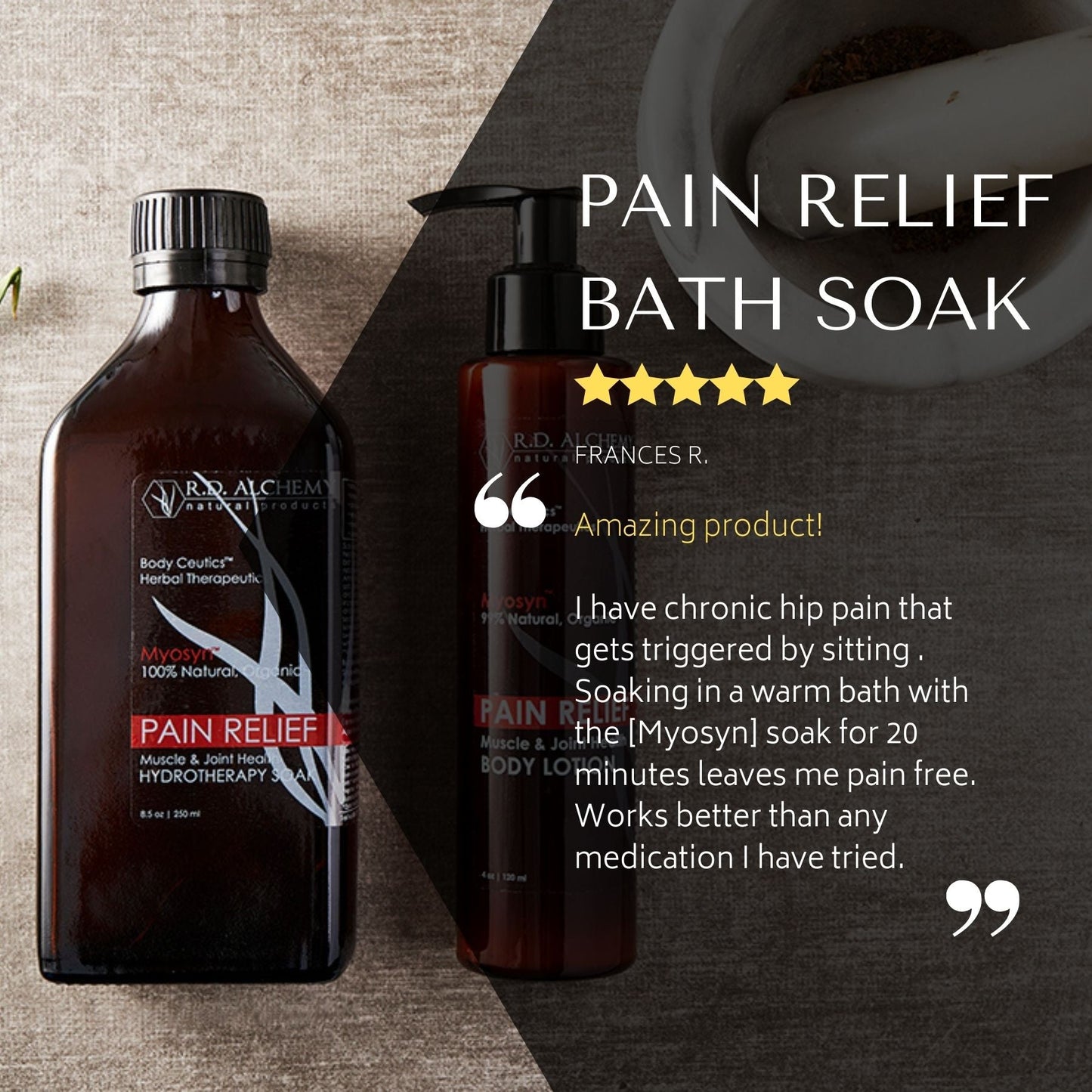 Pain Relief Hydrotherapy Bath Soak