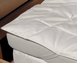 EcoWool Filled Organic Cotton Deluxe Hand Tufted Mattress Pad/Topper 1.5"