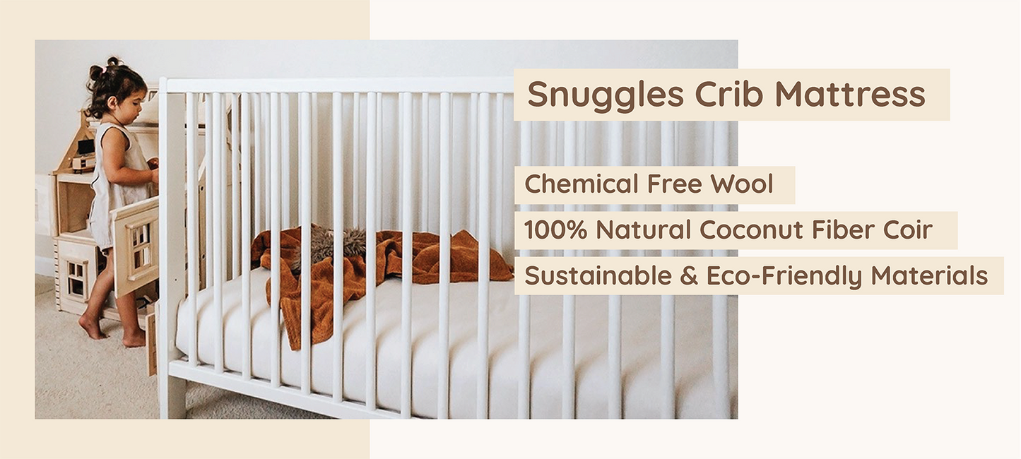 Snuggles Coconut and Wool Crib Mattress